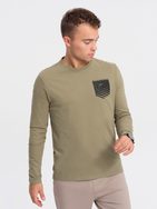 Trendy olivové tričko V2 LSPT-0118