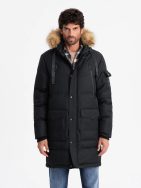 Zimná čierna parka V2 JALP-0182