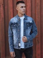 Trendy jeansová pánska bunda