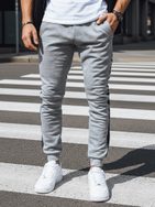 Pohodlné šedé trendy tepláky