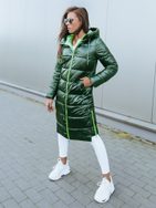 Trendy dámska bunda Bethanny v zelenej farbe