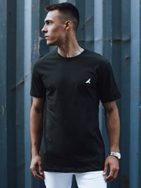 Trendy čierne tričko s logom