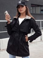 Dámska parka v čiernej farbe Fashlove