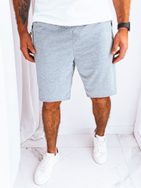 Trendy pánske kraťasy na bežné nosenie sivé