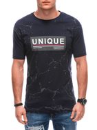 Granátové tričko s potlačou Unique S1793