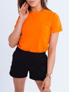 Jednoduché pomarančové dámske tričko Mayla