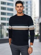 Pánsky granátový vzorovaný sveter