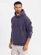 Pútavá fialová unisex mikina V13 SNBC-0105