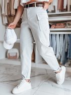 Dámske baggy nohavice GOTRENDI sivé