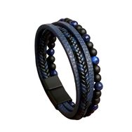 Modrý pánsky náramok