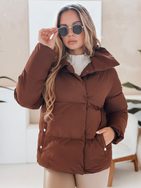 Dámska trendy hnedá zimná bunda LARO