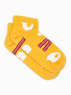 Veselé žlté ponožky U177