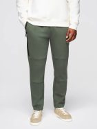 Olivovo-zelené tepláky s prešívaním V4 OM-PASK-0281