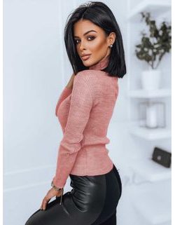 Jedinečný dámsky ružový sveter Laurella