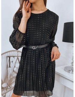 Čierne šaty Marina v elegantnom prevedení