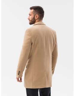 Elegantný kamelový pánsky kabát C432