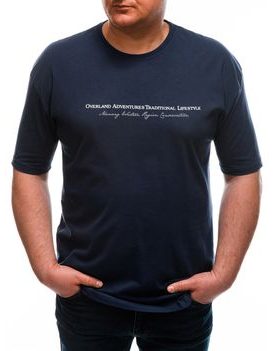 Granátové Plus Size tričko s elegantnou potlačou S1663
