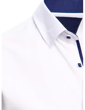 Elegantná biela košeľa s dlhým rukávom