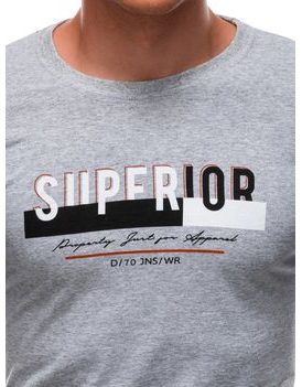 Bavlnené šedé tričko Superior S1687