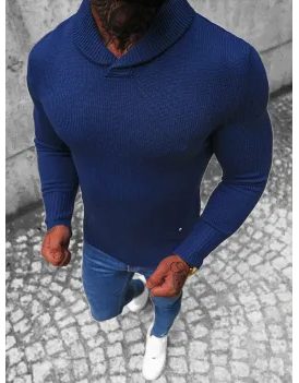 Zaujímavý sveter v granátovej farbe NB/MM6018/6
