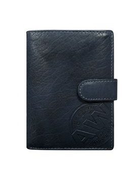 Granátová pánska kožená peňaženka