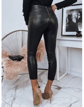 Dámske nohavice Diomen v čiernej farbe