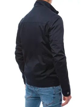 Granátová štýlová bunda s vyvýšeným golierom