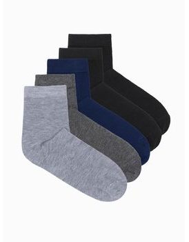 Mix pánskych ponožiek z bavlny U206 (5 ks)