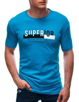 Bavlnené modré tričko Superior S1687