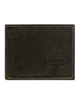 Trendová kožená peňaženka v hnedej farbe Buffalo