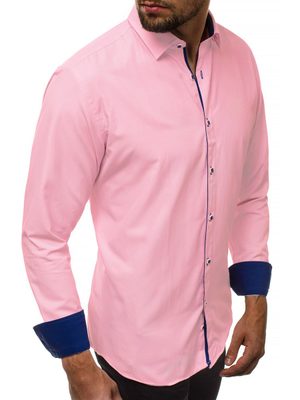 pánska ružová košeľa