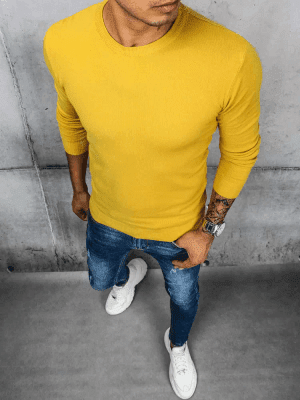žltý pánsky sveter