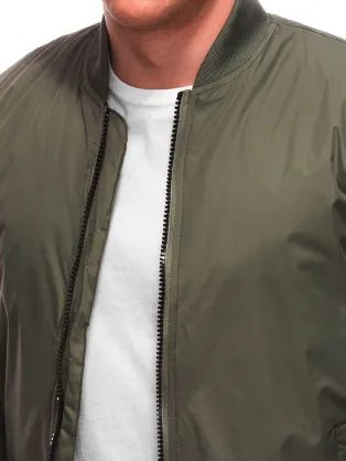 Jedinečná čierna prechodná bomber bunda