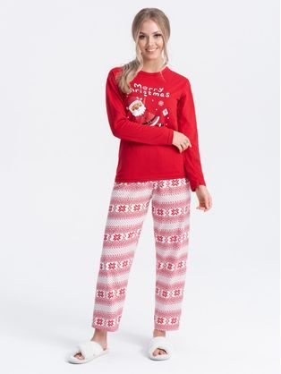 Trendy dámske pyžamo s vianočným motívom  ULR229