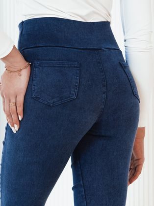 Trendy dámske čierne rifle Slimlegs