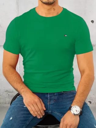 Decentné zelené tričko s krátkym rukávom