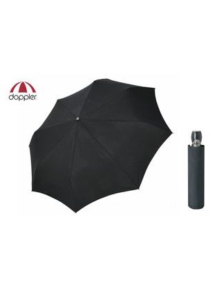 Elegantný čierny dáždnik Doppler Fiber Magic Premium