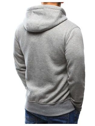 Basic pánska granátová mikina s kapucňou