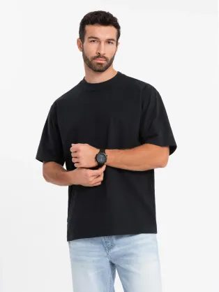 Originálne čierne pánske tričko V1 TSBC-0234
