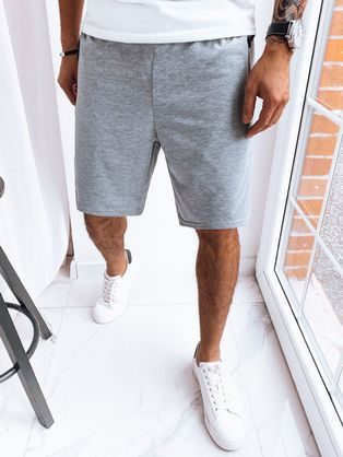 Pohodlné pánske kraťasy na leto sivé