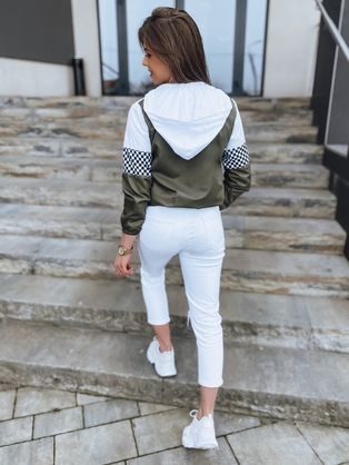 Trendy biela prechodná dámska bunda Belart