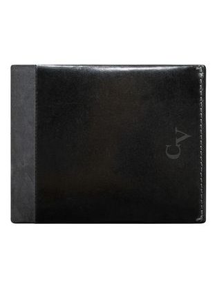 Moderná čierna peňaženka Cavaldi