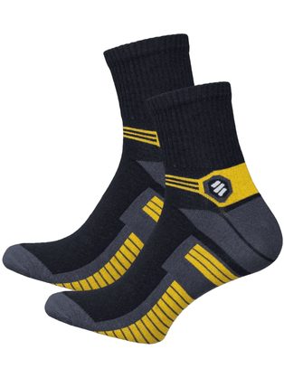 Čierno-žlté pánske ponožky Active