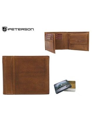 Hnedá pánska peňaženka Peterson