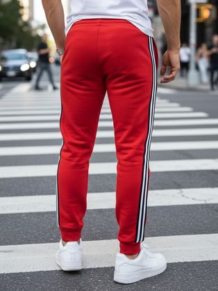 Vínové úpletové pánske tričko V2 LSCL-0120