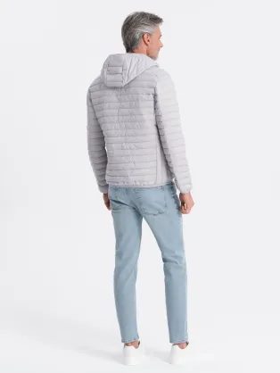 Trendy tmavo modrá motorkárska bunda V1 JALP-0157