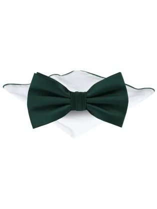 Elegantný tmavozelený pánsky motýlik