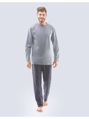 Zaujímavé pyžamo v šedej farbe Peter