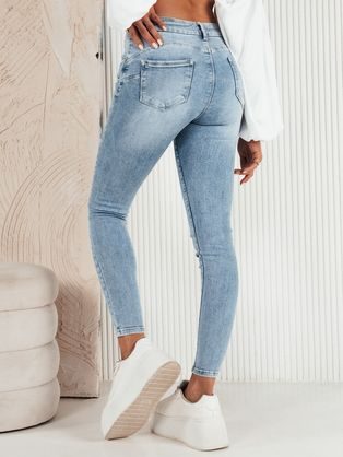 Trendy dámske čierne rifle Slimlegs