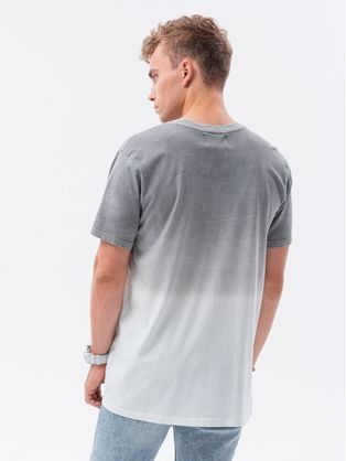 Originálne tieňované šedé tričko S1624